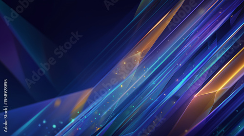 Abstract Geometric Patterns: A captivating visual exploration of dynamic lines, radiant colors, and intricate geometric forms intertwine to create an enthralling composition.