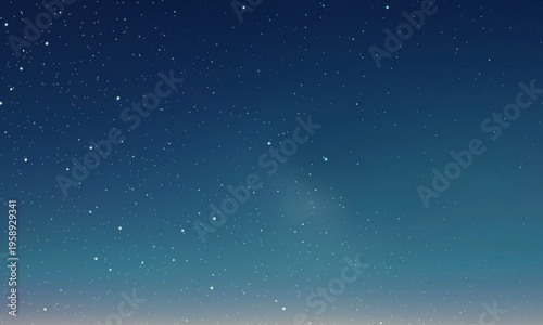 夜空と星のイラスト