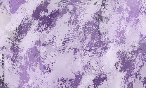 紫と白の抽象的な水彩風ペイント背景素材