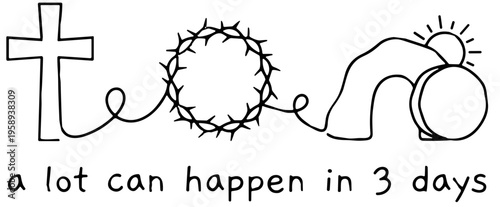 A lot can happen in three days SVG