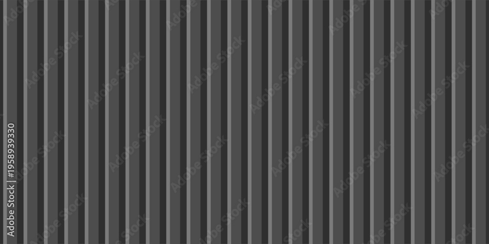 Obraz premium black sheet corrugated horizontal for roof, sheet grooved zinc board for background, galvanized iron for fences, walls, roofs, industrial cargo background