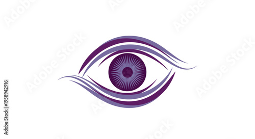 Abstract Eye Symbolization Of Visionary Insight And Perception
