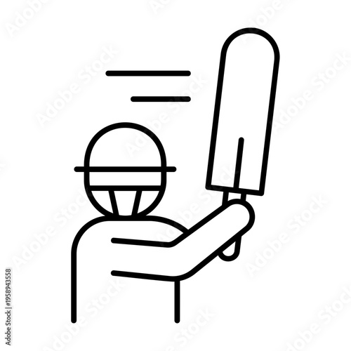 Bat follow-through swing