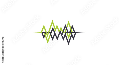 Abstract Soundwave Data Graph Motion Graphic Design