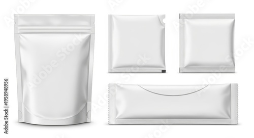 Realistic Packaging Mockups for Food and Cosmetic Products.