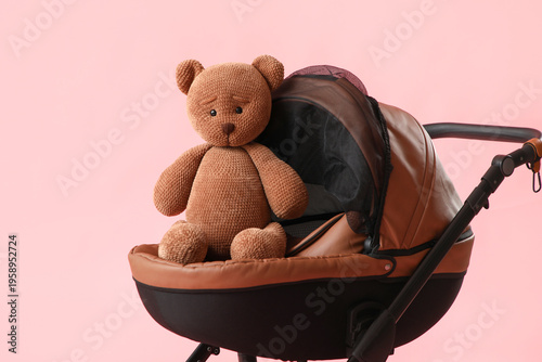 Modern baby stroller with t...