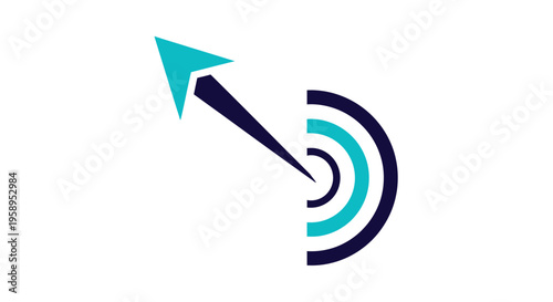Ascending Arrow Targeting Objective Through Data Waves