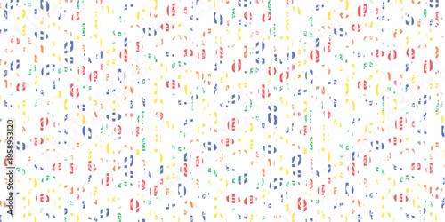 Colorful line doodle in seamless pattern. Abstract art background. background vector design with childish scribble, doodle in vibrant color.