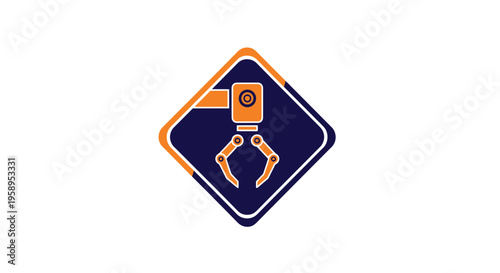 Automated Robotic Arm Claw Symbol Technology