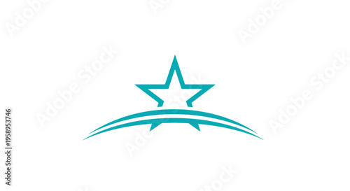 Celestial Ascent Star Logo Design Modern Abstract Symbol