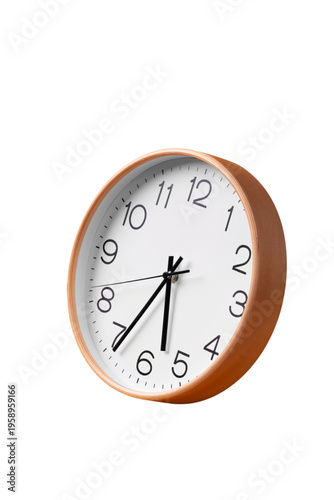 clock on white background