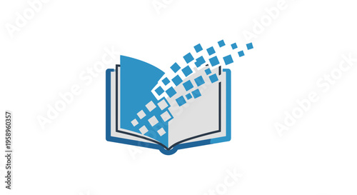 Digital Transformation Abstract Book Emerging Knowledge Abstract Pixels