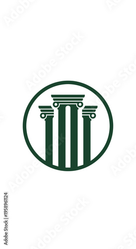 Elegant Architectural Pillars Symbolizing Strength and Foundation