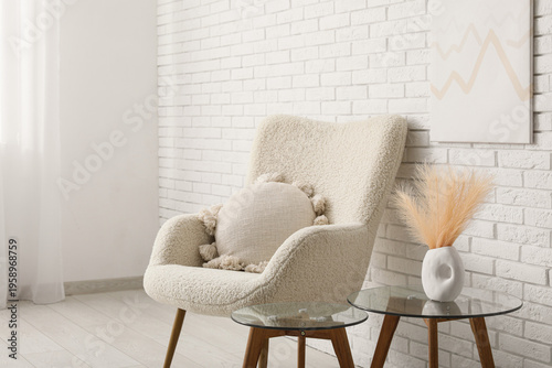 Interior of living room wit...