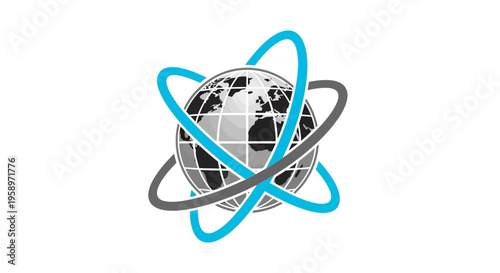 Global Network Connectivity Abstract Sphere Digital Concept