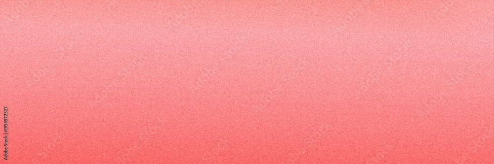 Fototapeta premium Elongated coral gradient strip with gentle shading and fine grain texture offers a clean, energetic backdrop ideal for headers, web banners, and minimalist graphic layouts.