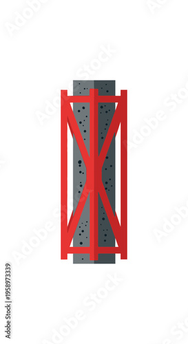Industrial Column Reinforcement Structure Safety Element