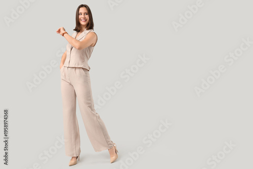 Beautiful young happy woman...