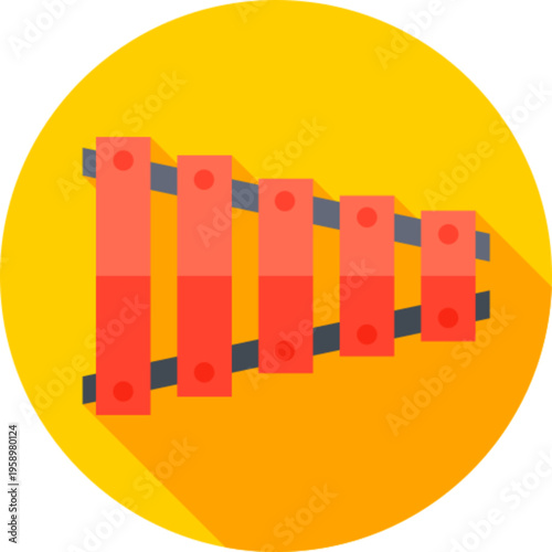Xylophone Musical Instrument Icon