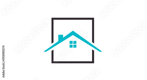 Minimalist Real Estate Logo Design Representing Modern Home and Property Development