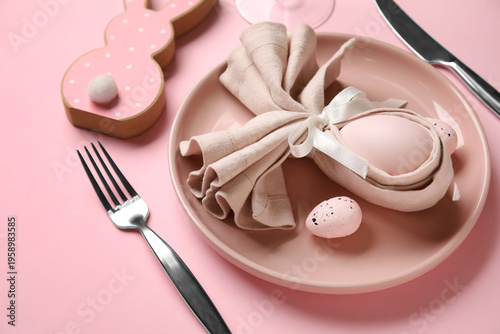 Beautiful table setting wit...