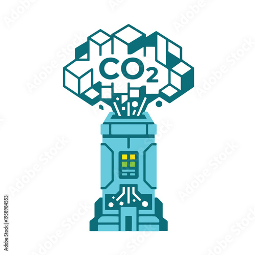 Cryogenic Recovery Chamber Biohacking Health Tech Concept Vector