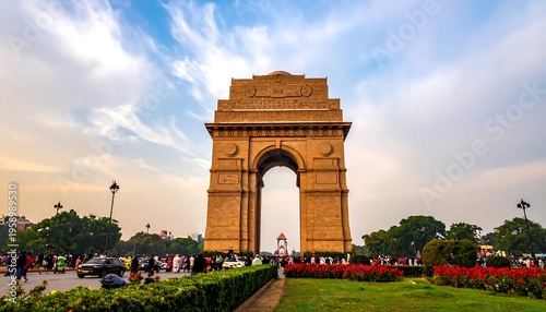 India Gate - A Majestic War Memorial in New Delhi.