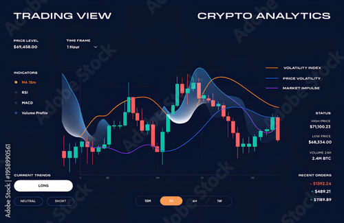 Crypto Trading Dashboard with Candlestick Chart