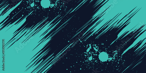 Minimal Abstract turquoise Grunge Scratch Background Template.