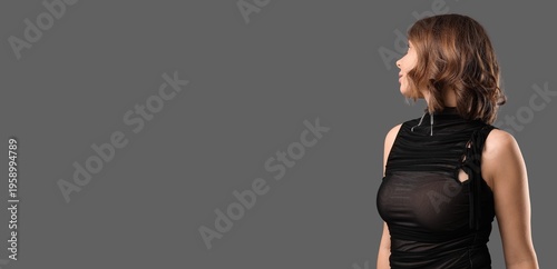 Beautiful young woman with ...