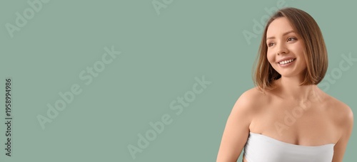 Beautiful young woman with ...