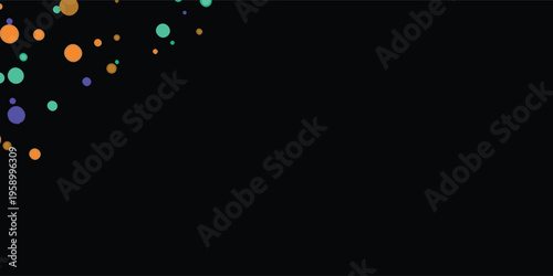 Colorful bokeh lights on a dark background creating a festive and abstract visual effect.