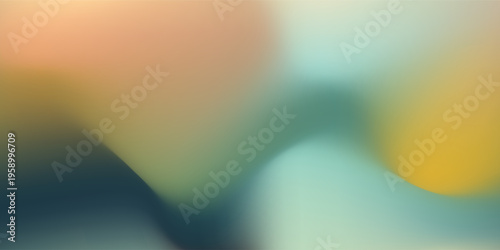 Abstract Gradient Background with Smooth Color Transitions and Blurry Effects.