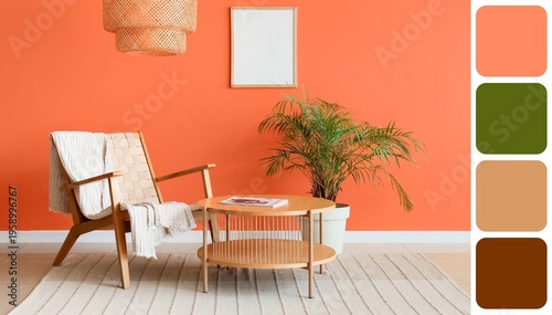 Interior of stylish living ...