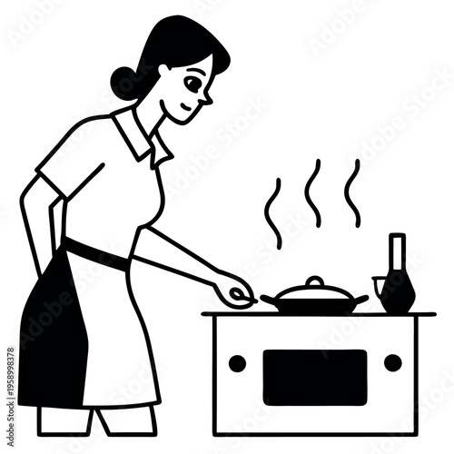 Turned off the gas stove before leaving the home  