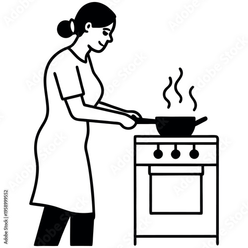 Turned off the gas stove before leaving the home  