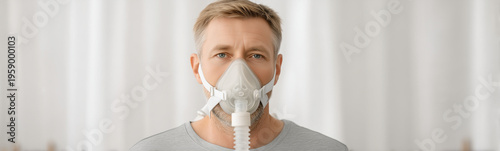Medical mask Portrait: A cl...