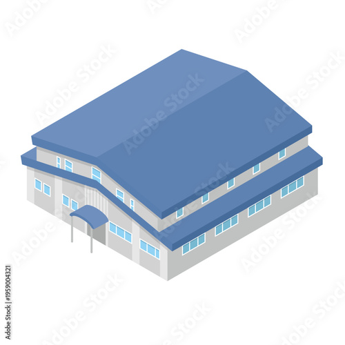 体育館の建物イラスト