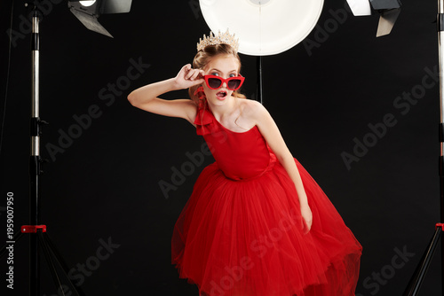 Bild auf Leinwand Runway Star Moment