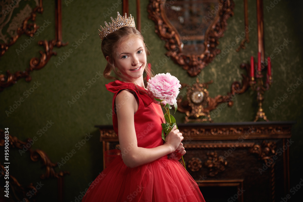 Naklejka premium Fairytale Princess Portrait