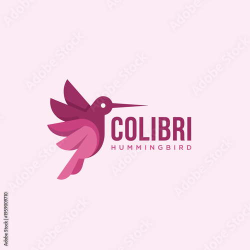 This colorful logo features a beautifully stylized hummingbird in flight, symbolizing agility, energy, and the beauty of nature in a vibrant and modern way.