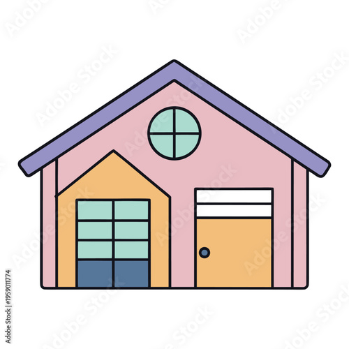 A stylish house interior featuring cozy furniture, soft lighting, and modern decor. Warm tones blend with elegant details, creating a comfortable and inviting living space.
