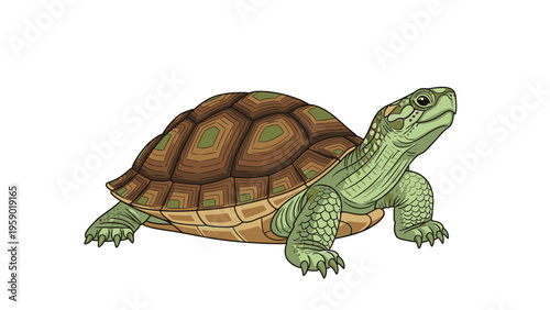 A vibrant orange goldfish with white fins against a clean white background.