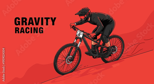 Action Packed Gravity Mountain Biking Extreme Sport Adventure
