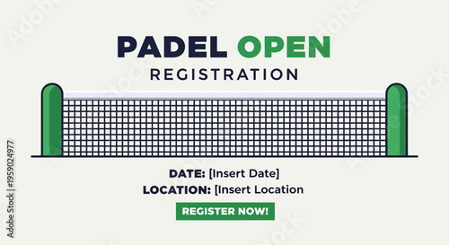 Announcing The Upcoming Padel Open Tournament: Registration Is Now Open For All Players