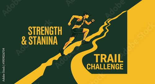 Athlete's Ascent: A Visual Depiction Of Stamina, Strength And Trail Competition
