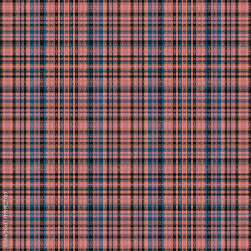 Tartan plaid pattern with texture.