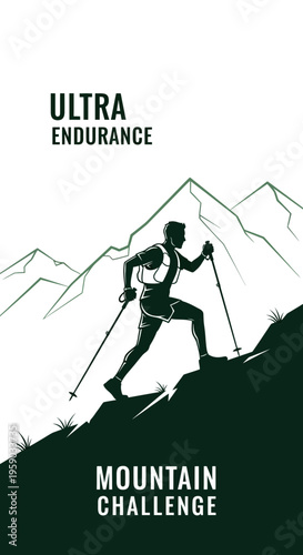 Conquer The Mountain Extreme Ultra Endurance Challenge Silhouette