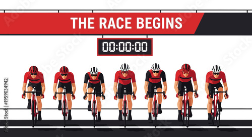 Cyclists At The Starting Line: Preparing for Speed and Endurance in Competitive Cycling