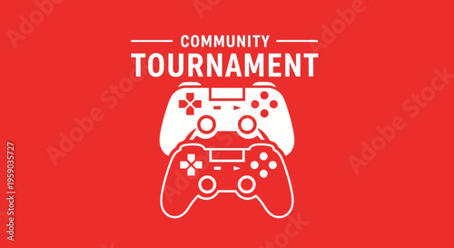 Digital Gaming Community Tournament Celebration With Controllers